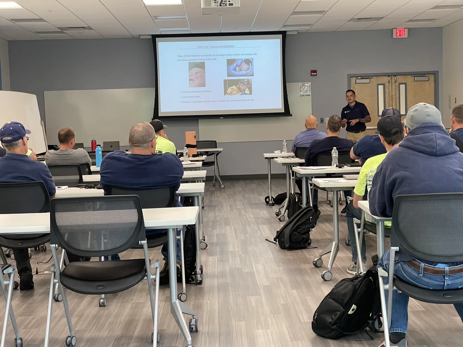 GMEC instructor teaching students in a classroom.